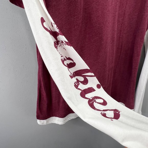 Virginia Tech Hokies T Shirt size XL Long Sleeve Graphic Creative Apparel NWT - Picture 6 of 8